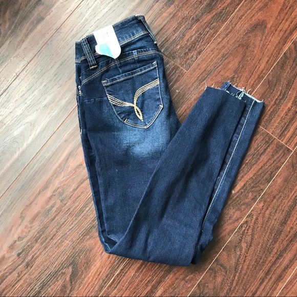 Fashion Nova Denim - Fashion Nova Distressed Denim Skinny Jeans Size 27